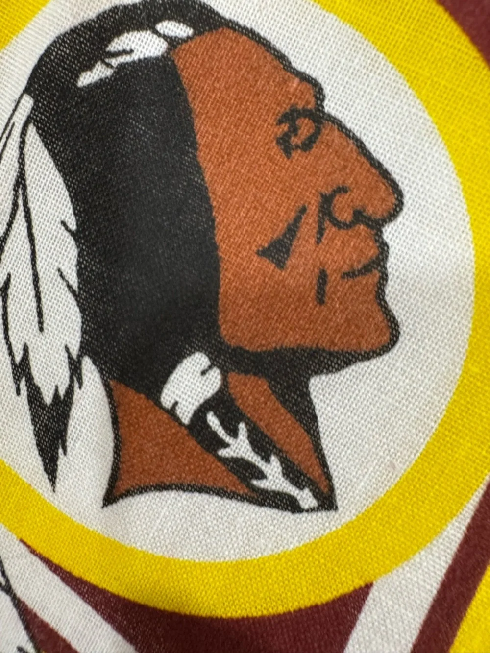 Lot of 20 NFL Branded Collectible Redskins Bandana in Burgundy Yellow White